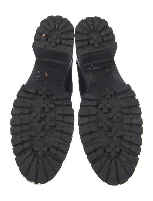 Miu Miu Leather Combat Boots