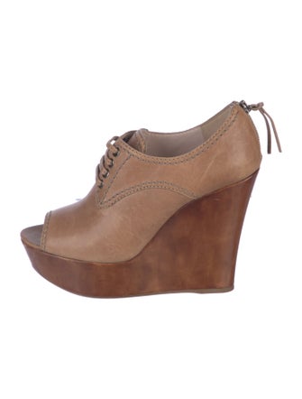 Miu Miu Leather Slingback Sandals