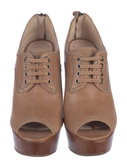 Miu Miu Leather Slingback Sandals