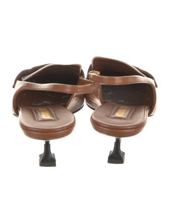 Miu Miu Leather Slingback Pumps