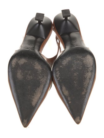 Miu Miu Leather Slingback Pumps