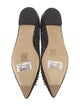 Miu Miu Glitter Crystal Embellishments Flats