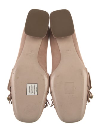 Miu Miu Suede Crystal Embellishments Pumps