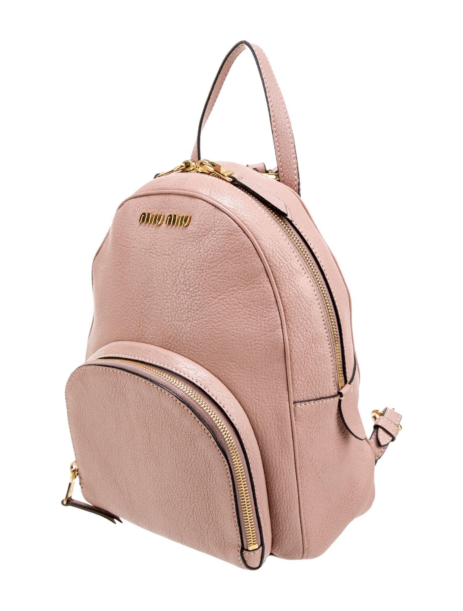 Miu Miu Leather Backpack