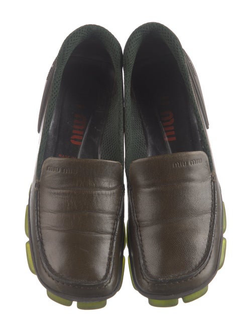 Miu Miu Leather Loafers