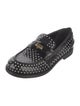 Miu Miu Patent Leather Studded Accents Loafers