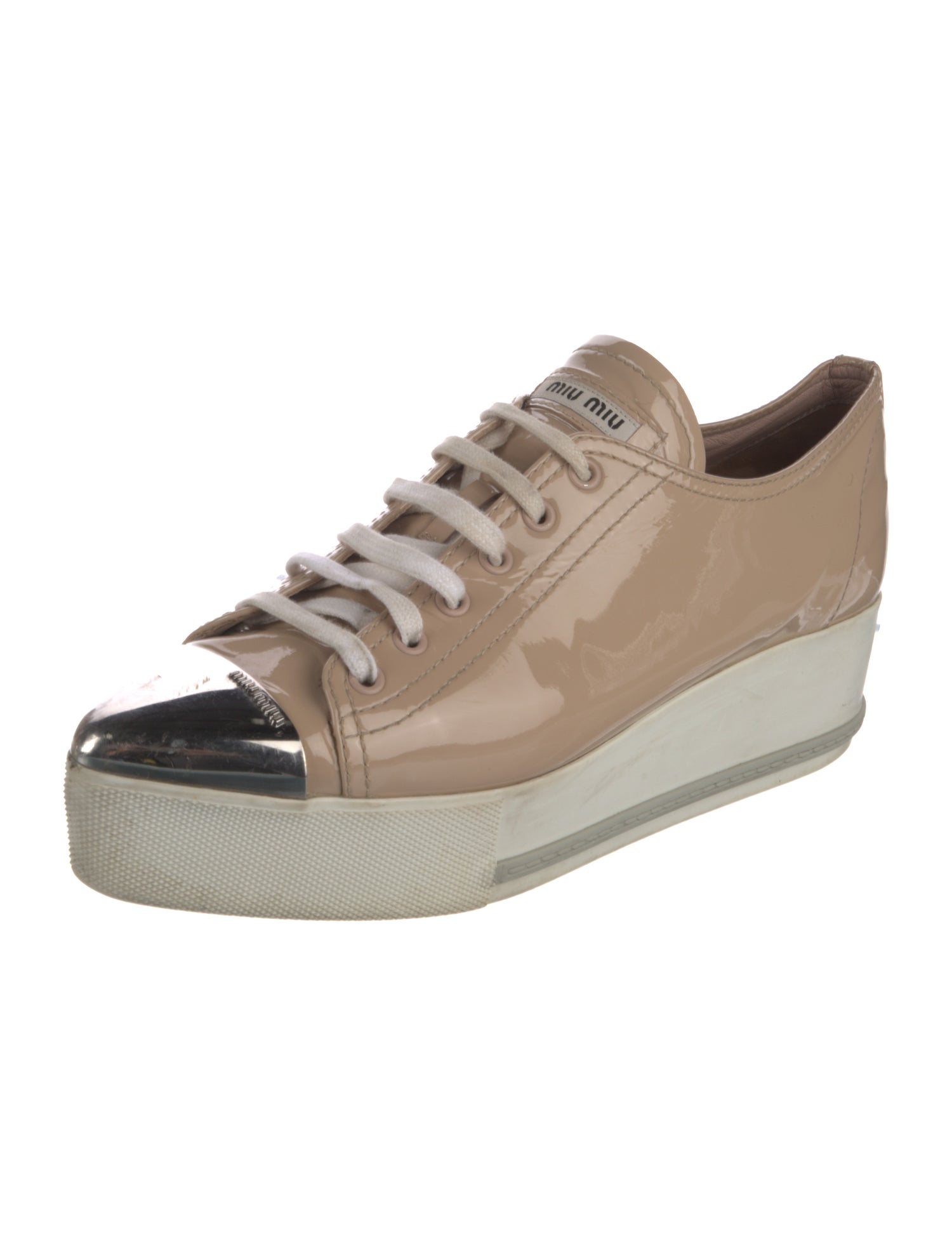 Miu Miu Patent Leather Sneakers