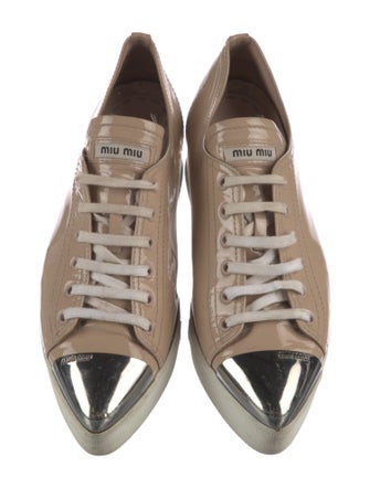 Miu Miu Patent Leather Sneakers
