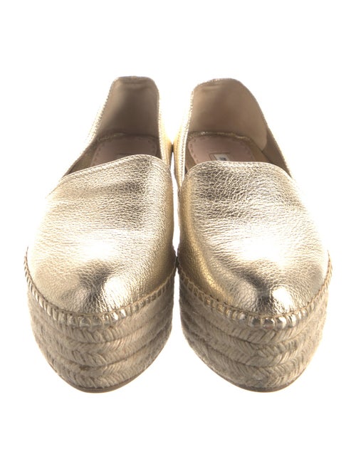 Miu Miu Leather Espadrilles