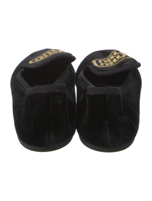 Miu Miu Velvet Grosgrain Trim Loafers