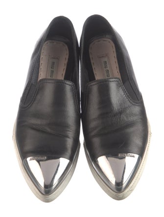 Miu Miu Leather Sneakers