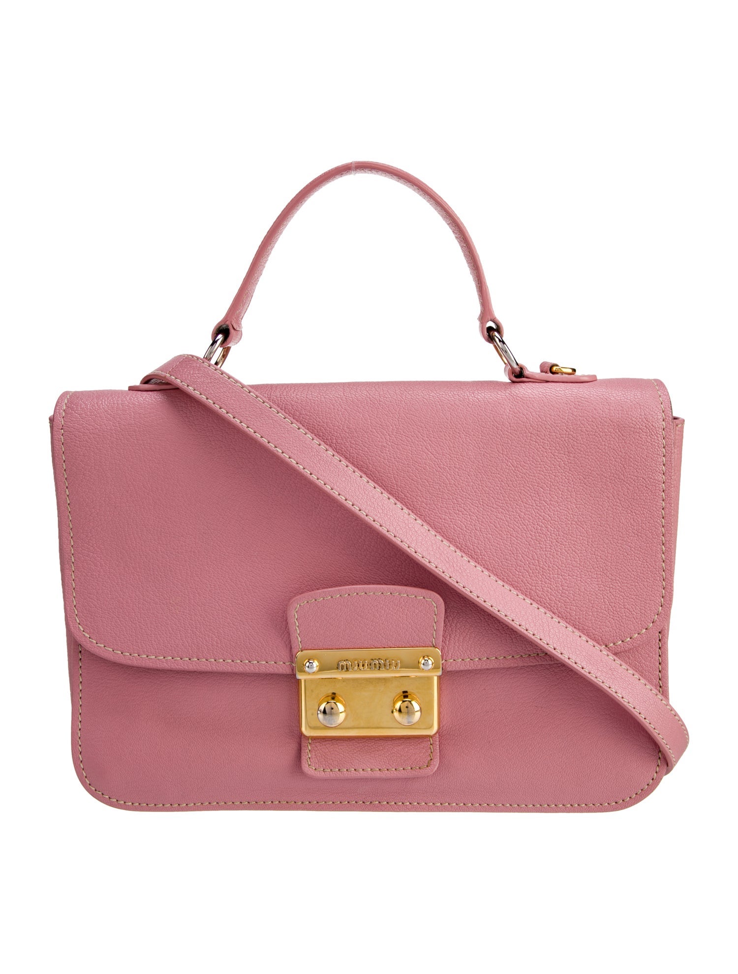 Miu Miu Leather Shoulder Bag