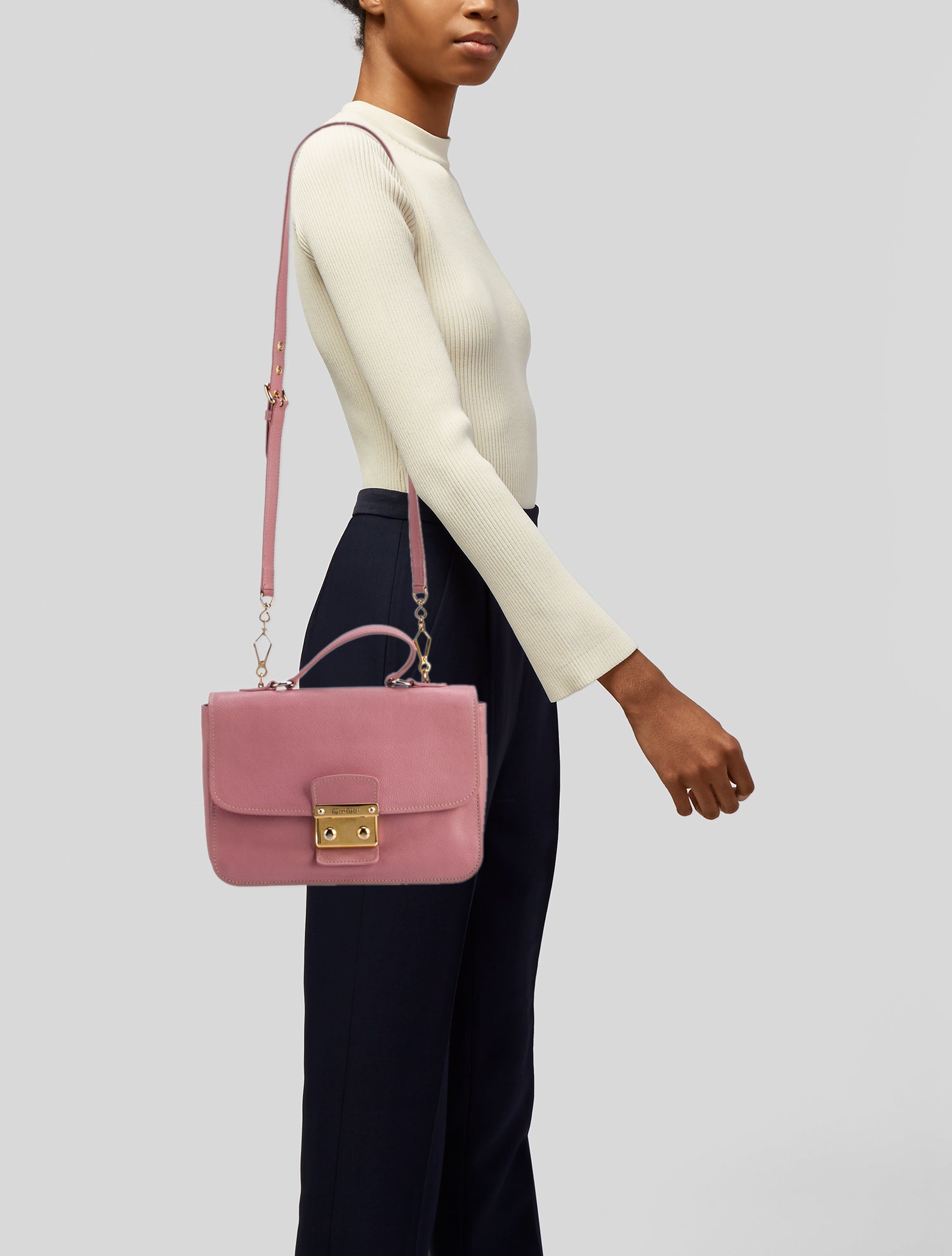 Miu Miu Leather Shoulder Bag
