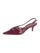 Miu Miu Patent Leather Slingback Pumps