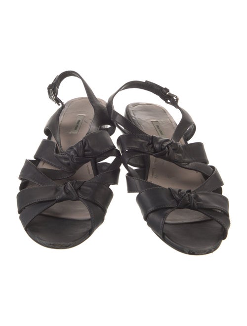 Miu Miu Leather Gladiator Sandals
