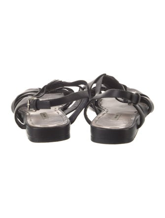 Miu Miu Leather Gladiator Sandals