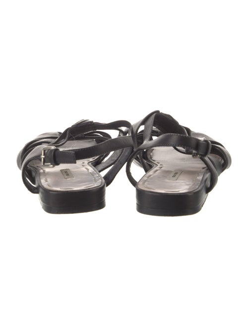 Miu Miu Leather Gladiator Sandals
