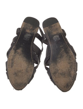 Miu Miu Leather Gladiator Sandals