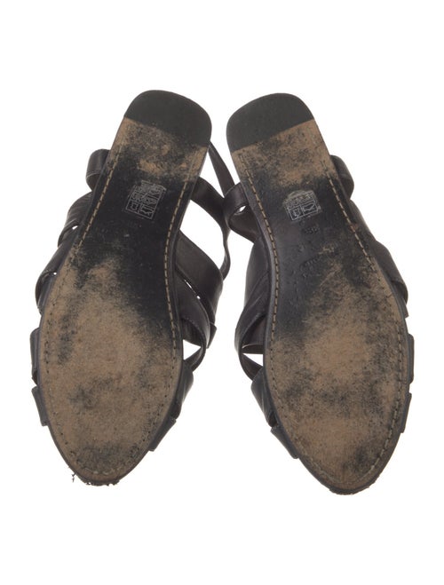 Miu Miu Leather Gladiator Sandals