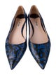 Miu Miu Leather Printed Ballet Flats