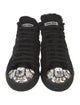 Miu Miu Suede Crystal Embellishments Sneakers