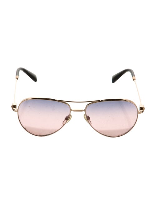 Valentino Aviator Mirrored Sunglasses