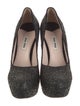 Miu Miu Glitter Glitter Accents Pumps