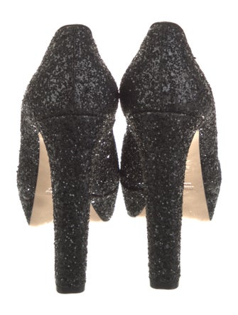 Miu Miu Glitter Glitter Accents Pumps
