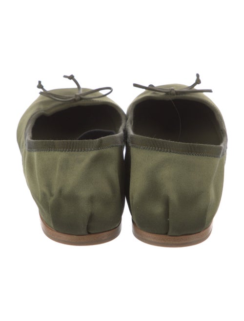 Miu Miu Satin Bow Accents Ballet Flats