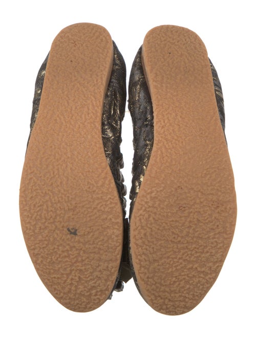 Miu Miu Bow Accents Ballet Flats