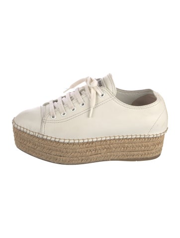 Miu Sneakers Leather Espadrille IT 37.5 | 7.5