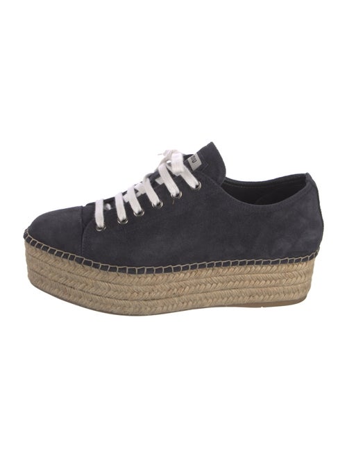 Miu Miu Suede Espadrille Sneakers