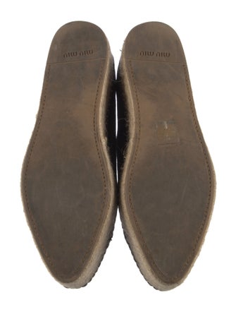 Miu Miu Suede Espadrille Sneakers
