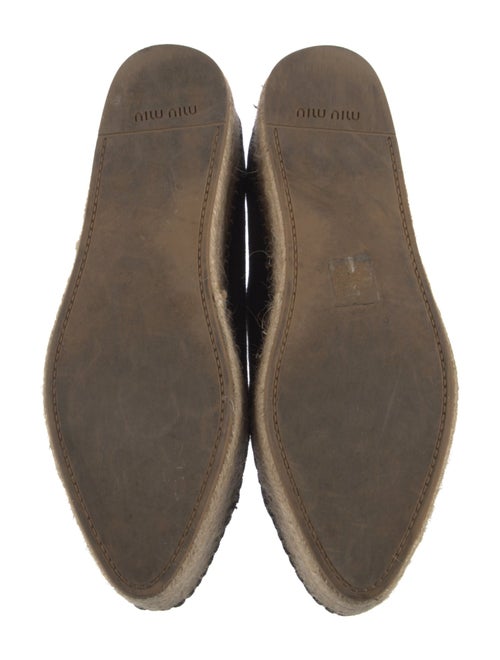 Miu Miu Suede Espadrille Sneakers