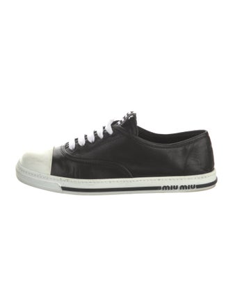 Miu Miu Leather Sneakers
