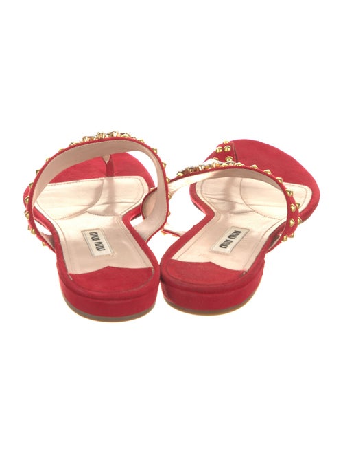 Miu Miu Suede Slides