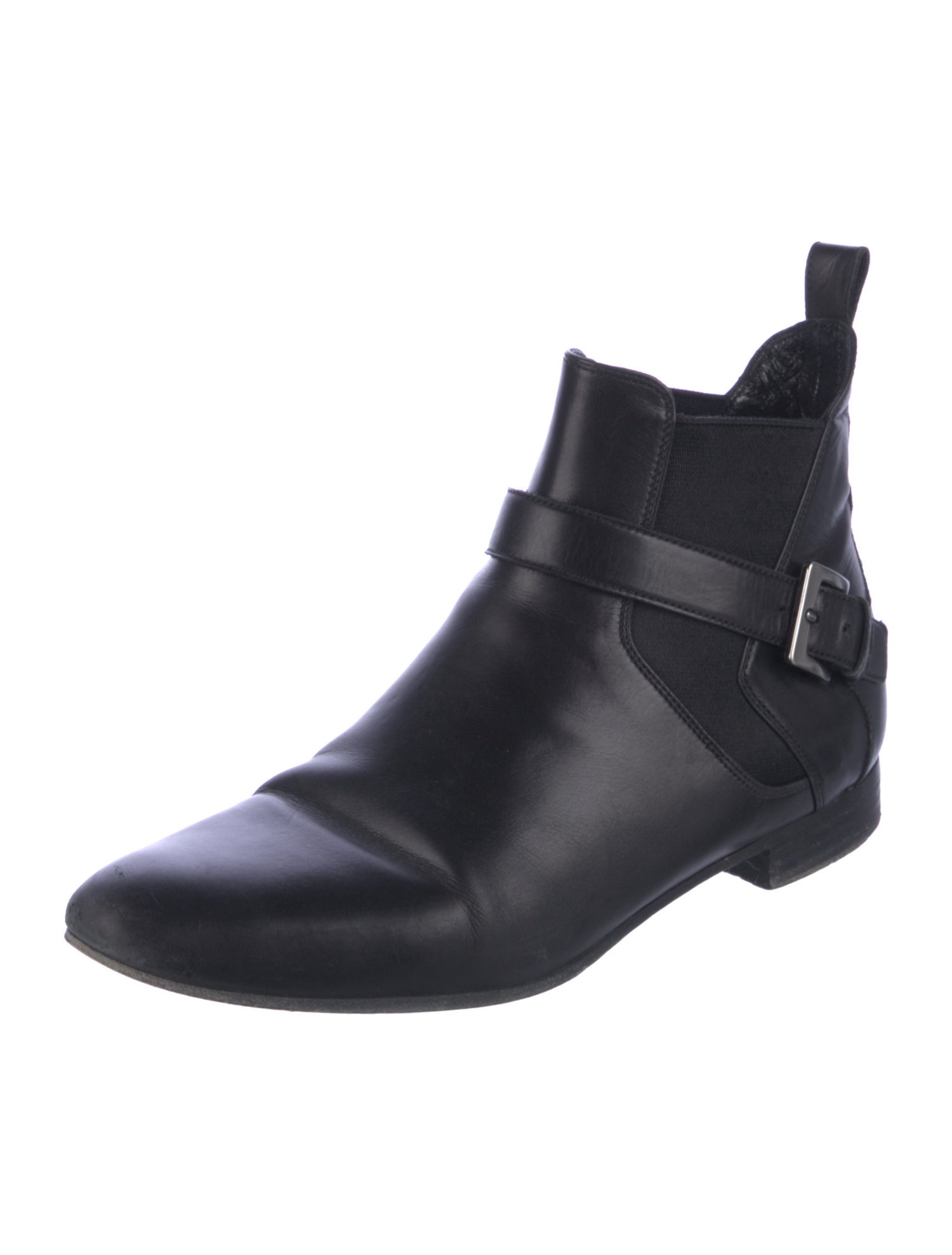 Miu Miu Leather Chelsea Boots