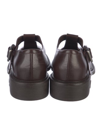 Miu Miu Leather Mary Jane Flats