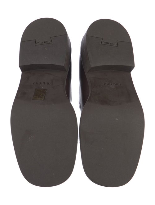 Miu Miu Leather Mary Jane Flats