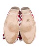 Miu Miu Canvas Striped Ballet Flats