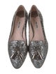 Miu Miu Glitter Tassel Accents Loafers