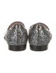 Miu Miu Glitter Tassel Accents Loafers