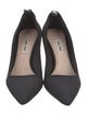 Miu Miu Rubber Embroidered Accent Pumps