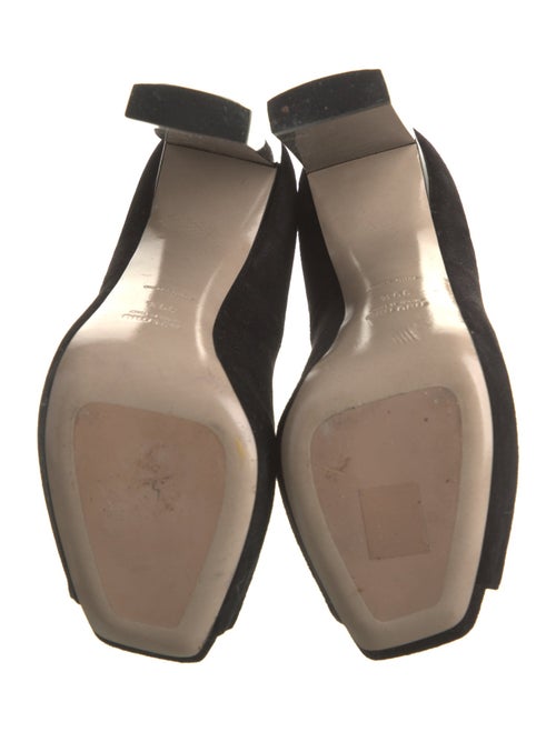 Miu Miu Suede Crystal Embellishments Pumps