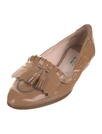 Miu Miu Patent Leather Loafers