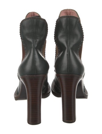 Miu Miu Leather Chelsea Boots