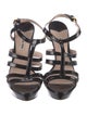 Miu Miu Patent Leather Gladiator Sandals