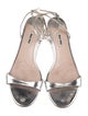 Miu Miu Patent Leather Crystal Embellishments Sandals