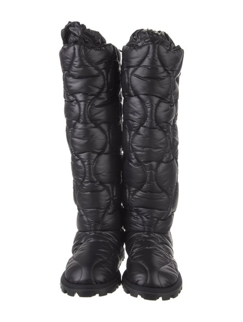 Miu Miu Nylon Printed Combat Boots