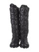 Miu Miu Nylon Printed Combat Boots